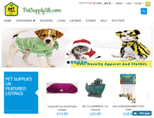 Tablet Screenshot of petsupplyuk.ukbidsaway.co.uk